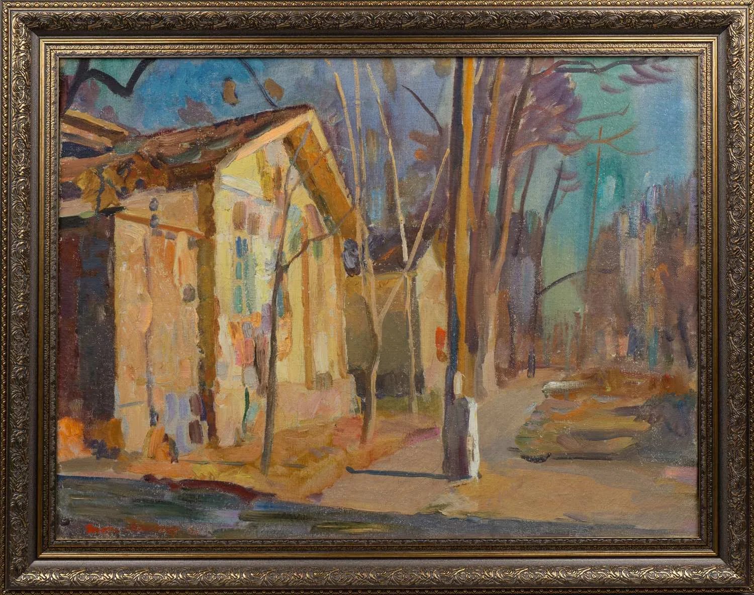 Макогон Игорь Иванович. Улочка ранним утром. 1957. — фото 1