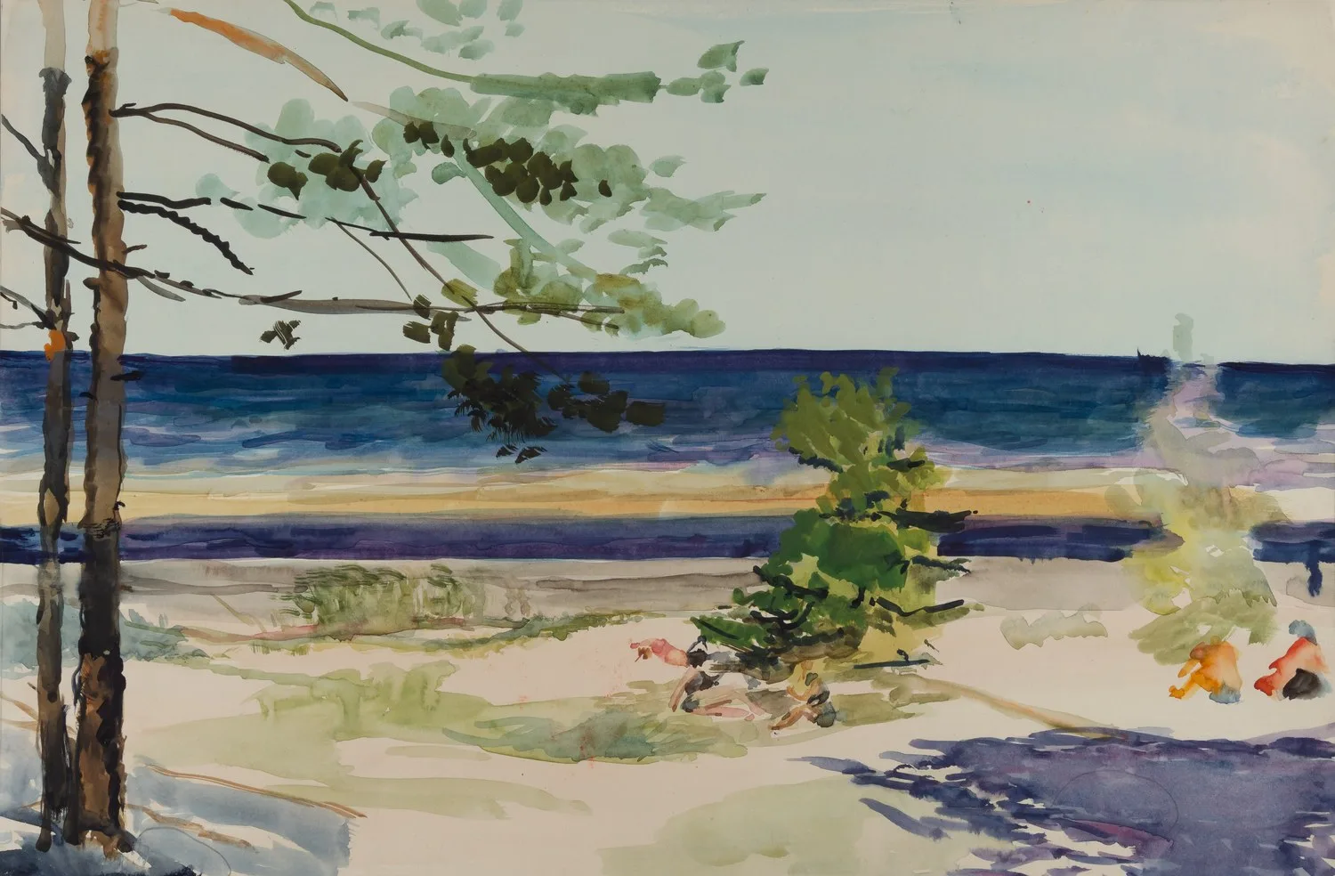 Бузовкин Александр Андреевич. Морской пейзаж. 1950-е годы. — фото 1