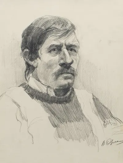 Ермаков Геннадий Александрович. Портрет кинорежиссера Орехва В.К. 1979.