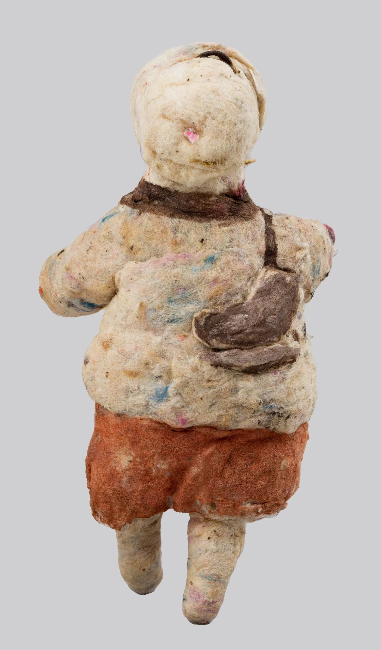 Елочная игрушка «Девочка с коньками». СССР, 1930-50-е годы. — фото 3