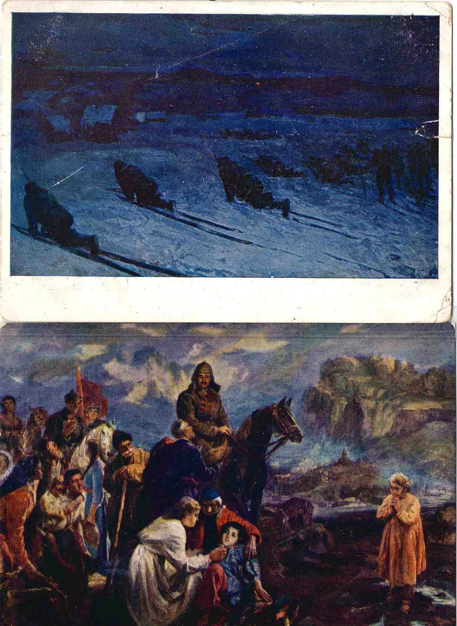 9 открыток «Красная Армия». 1930-е - 1960-е годы. — фото 3