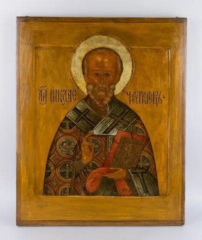 Икона «Николай Чудотворец». Россия, середина XVII века.