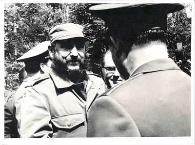Фотография «Визит Фиделя Кастро в СССР». 1970-е - 1980-е годы.