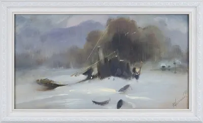 Белов Анатолий Алексеевич. Зимняя Балтика. 1990.