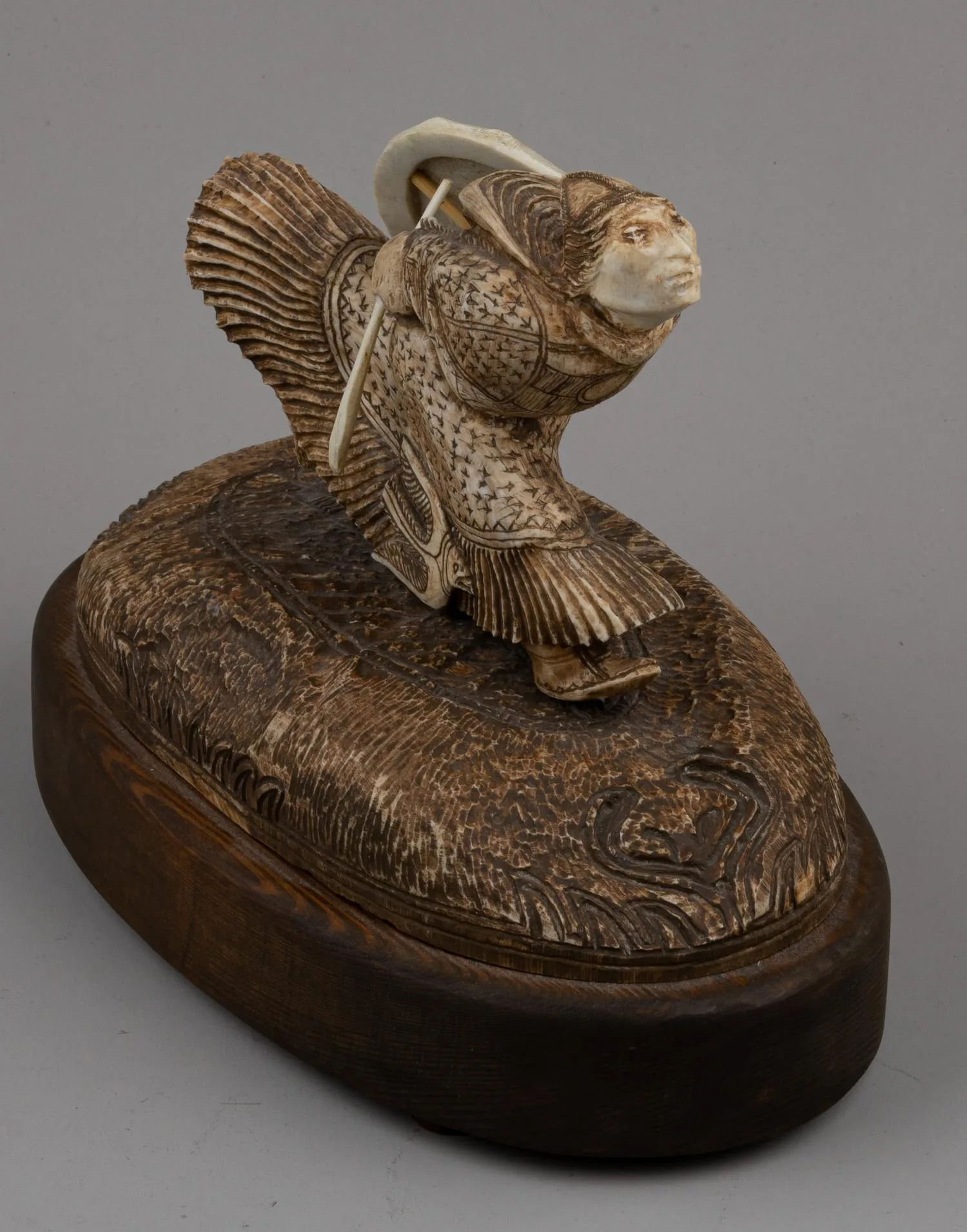Скульптура «Якутский ойуун (шаман)». СССР, Якутия, 1980-е годы. — фото 1