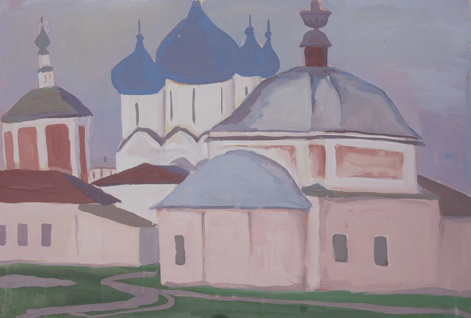 Назаров Константин Борисович. Монастыри. Суздаль. 1969. — фото 1
