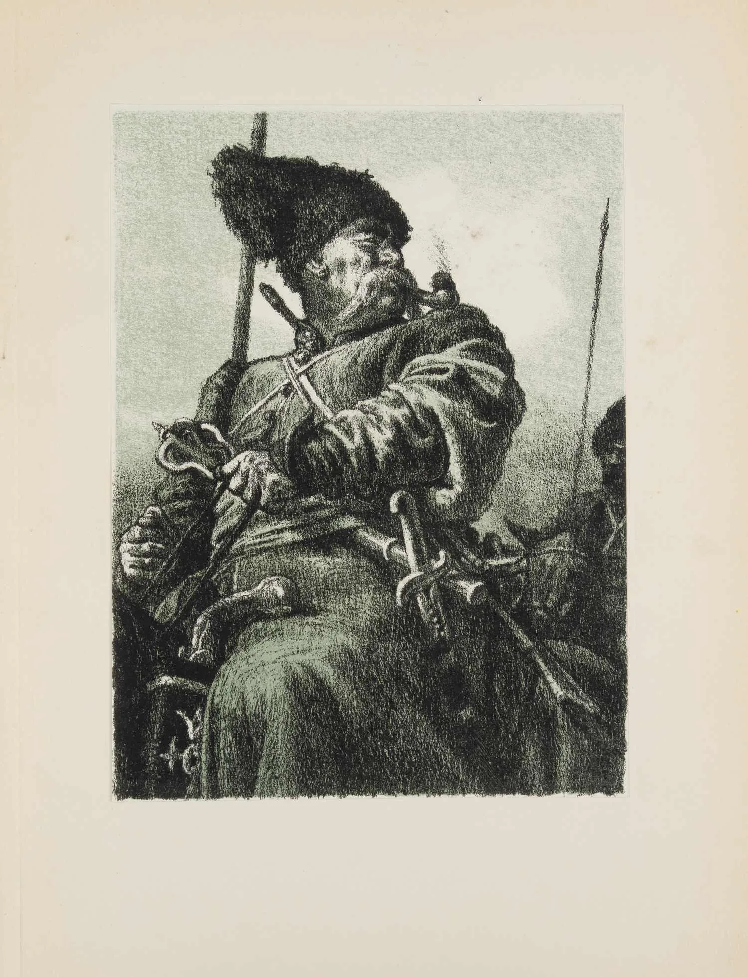 Гоголь Н.В. Тарас Бульба. Повесть (М.-Л., 1946). Дарственная надпись автора иллюстраций Е.А. Кибрика. — фото 6