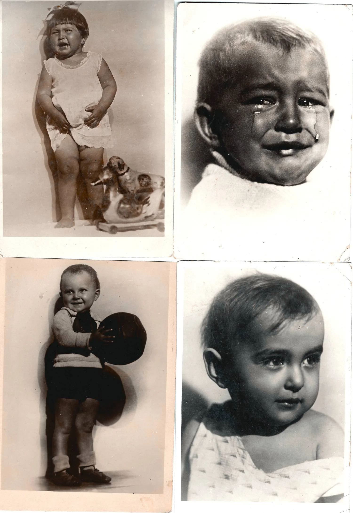 19 фототкрыток «Дети» (в том числе 17 фотооткрыток из «Детской серии» (фотограф М. Гершман)). СССР, 1930-е годы. — фото 3