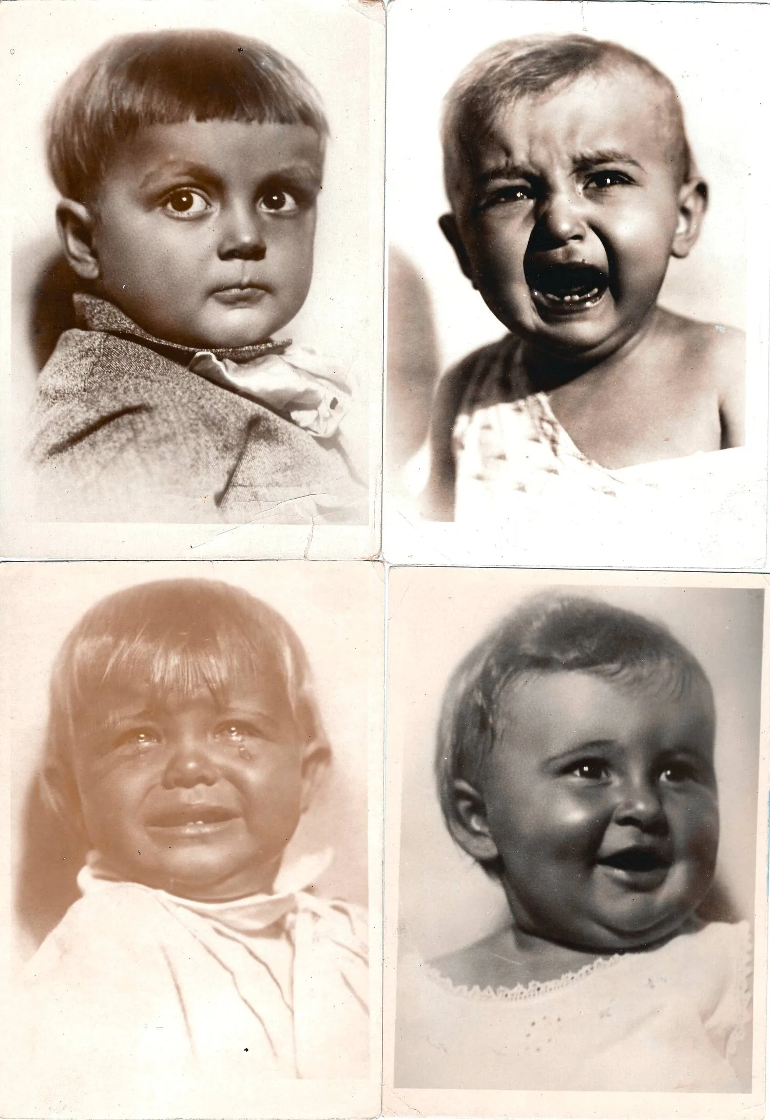 19 фототкрыток «Дети» (в том числе 17 фотооткрыток из «Детской серии» (фотограф М. Гершман)). СССР, 1930-е годы. — фото 1