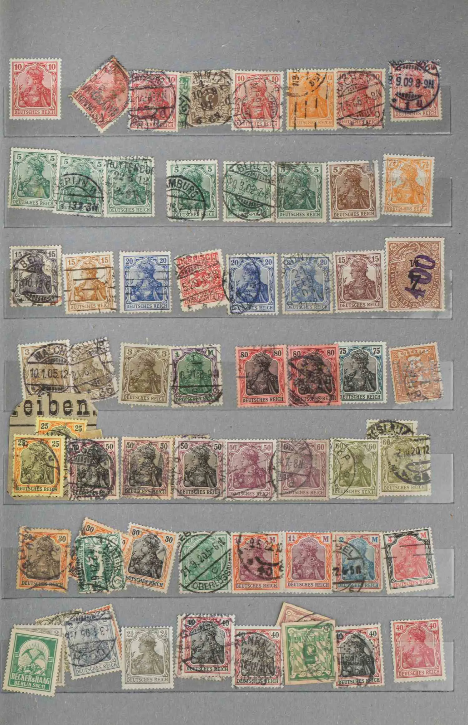 Германия. Более 700 марок. 1900-е - 1940-е годы. — фото 1