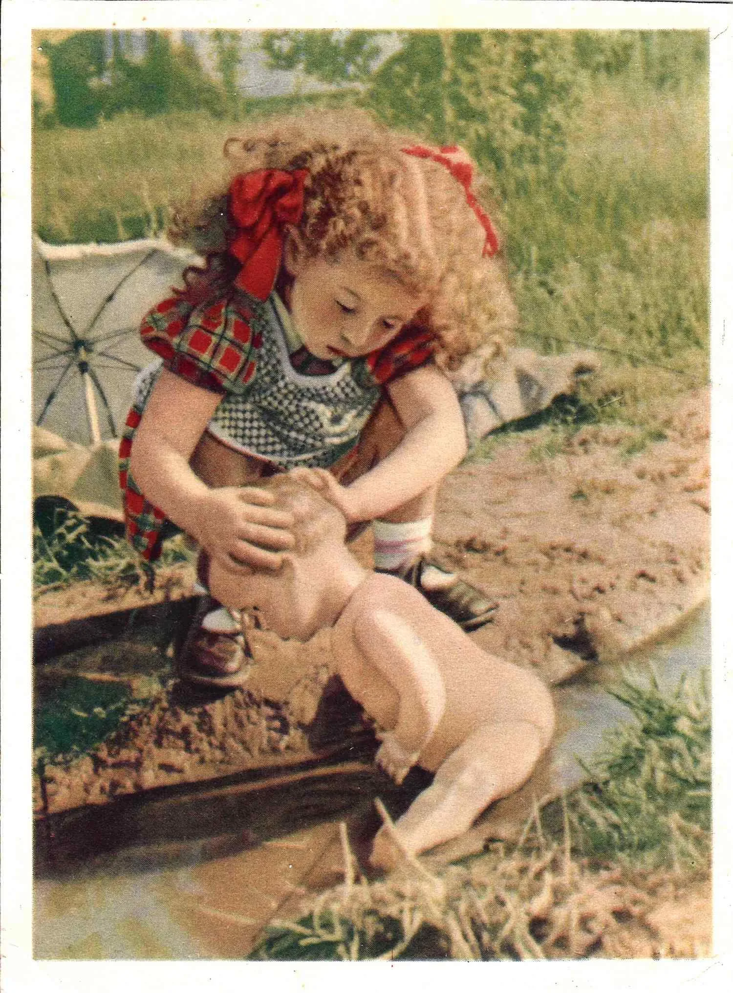 30 открыток (поздравительные, дети, литература и другие). СССР, 1950-е годы. — фото 10