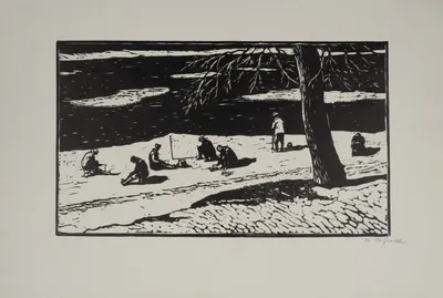 Загрядский Геннадий Тимофеевич. Вечерка. 1972.