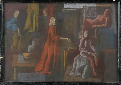 Валнере Рита Хербертовна. Театр. Эскиз. 1975.