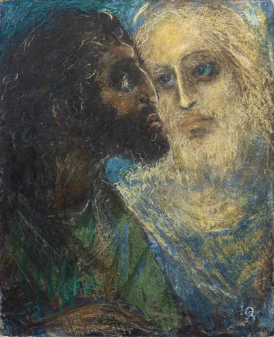 Гусев Юрий Александрович. Поцелуй Иуды. 1971.