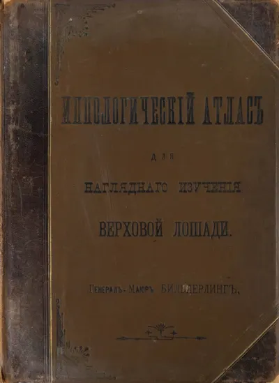 Бильдерлинг А.А. Иппологический атлас для наглядного изучения верховой лошади (СПб., 1889).