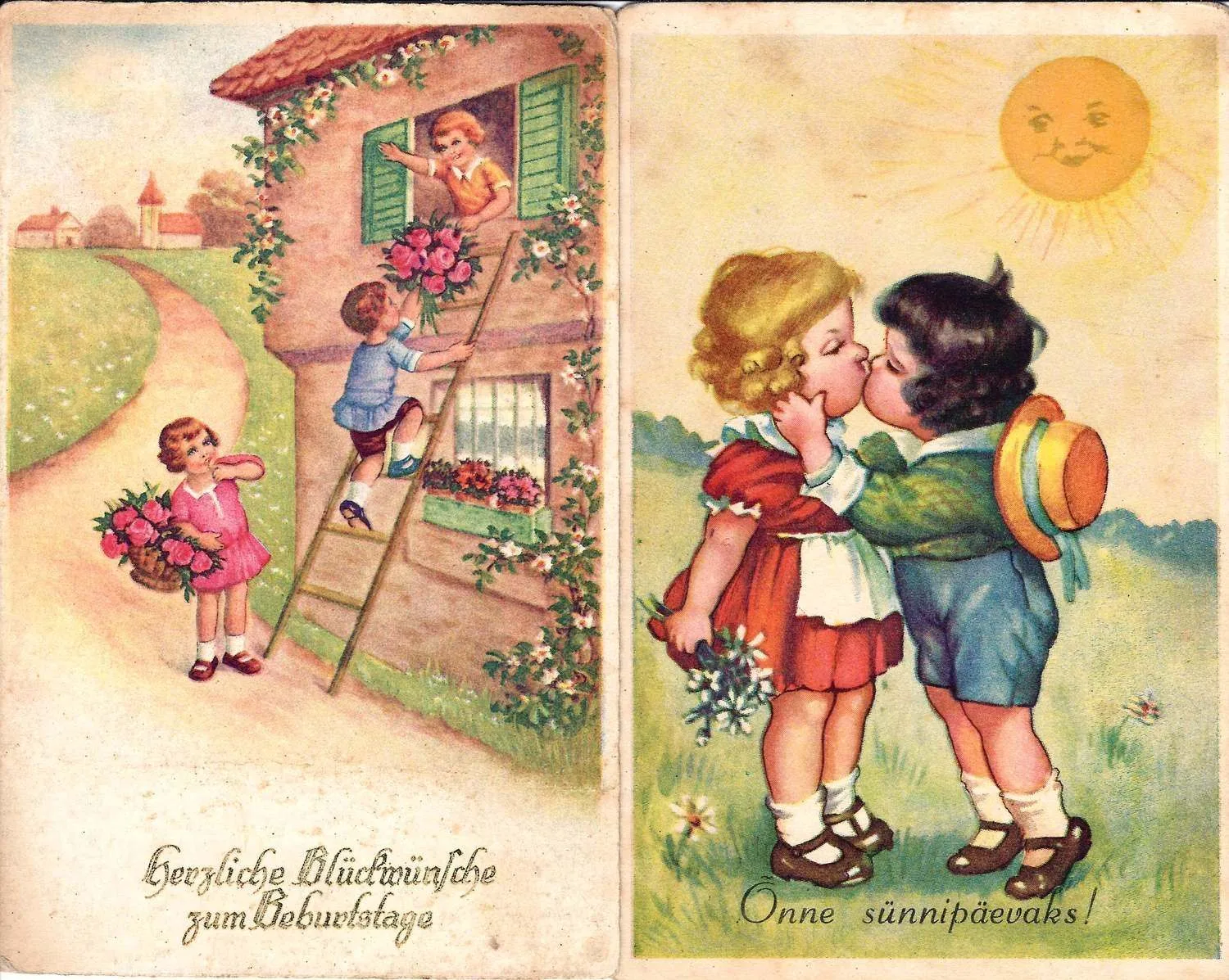 89 открыток «Дети». Россия, СССР, Зап. Европа, 1900-е - 1980-е годы. — фото 3