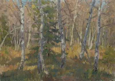 Лагутин Сергей Яковлевич. Деревья. 1940-е – 1950-е годы.