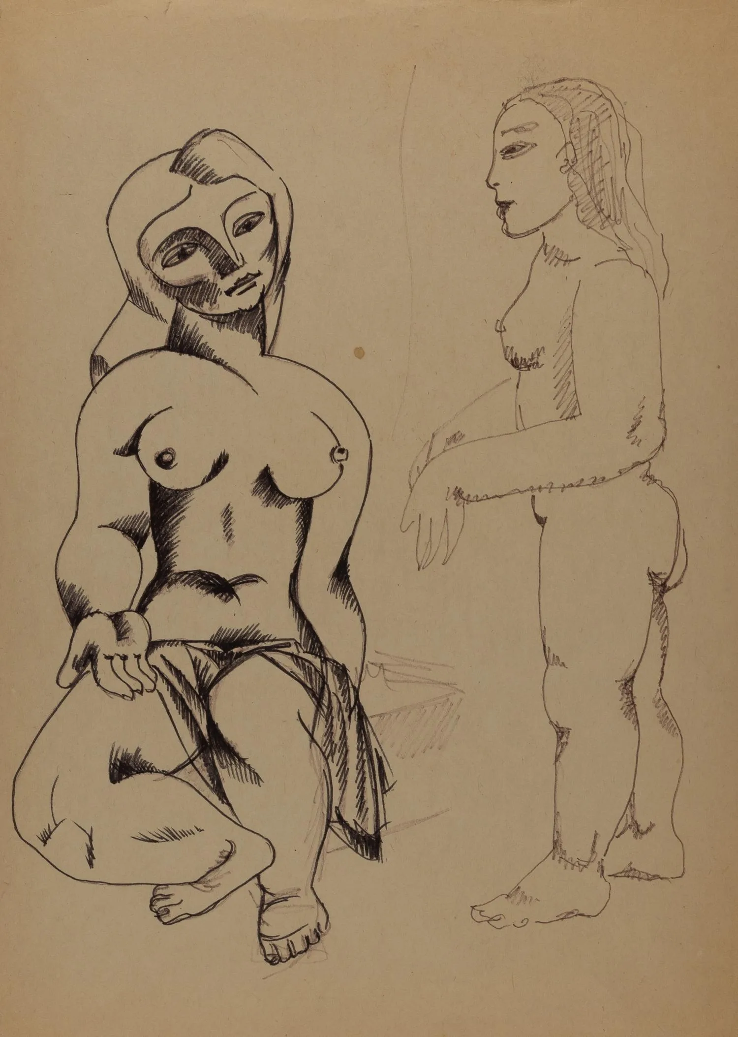 Рябов С. Юноша с конем. 1970-е годы. — фото 2