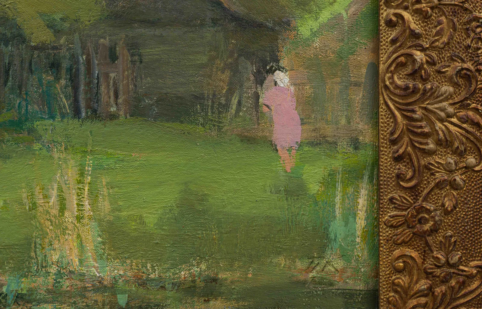 Павел Кузьмичев. "На берегу Мсты". Из серии "Академическая дача". 1971 г. — фото 2