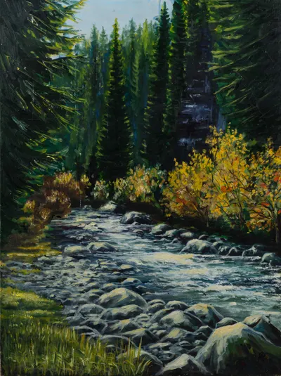 Старниченко Николай. "В горах Киргизии". 1996 г.