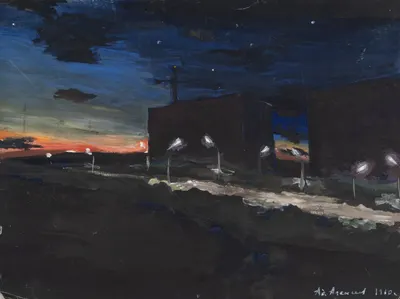 Ночной город. 1960.