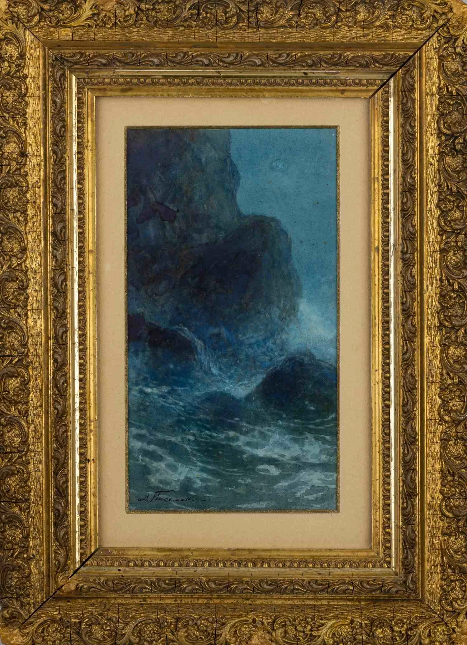 Писемский Алексей Александрович. Скалы у моря. Конец XIX века. — фото 1