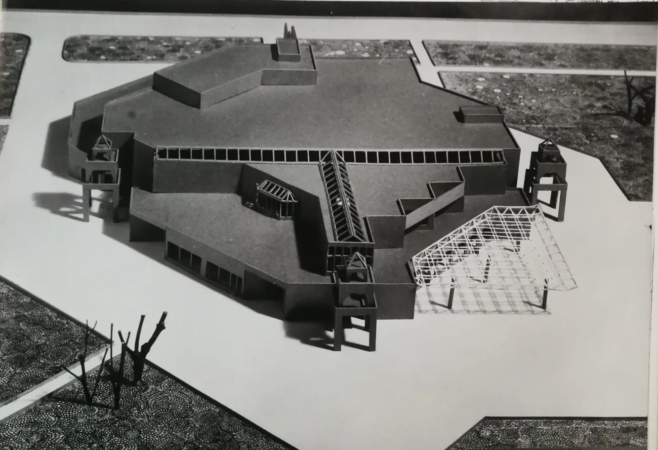 Проект торгового центра микрорайона на 20 тысяч жителей. (М., 1990). — фото 4