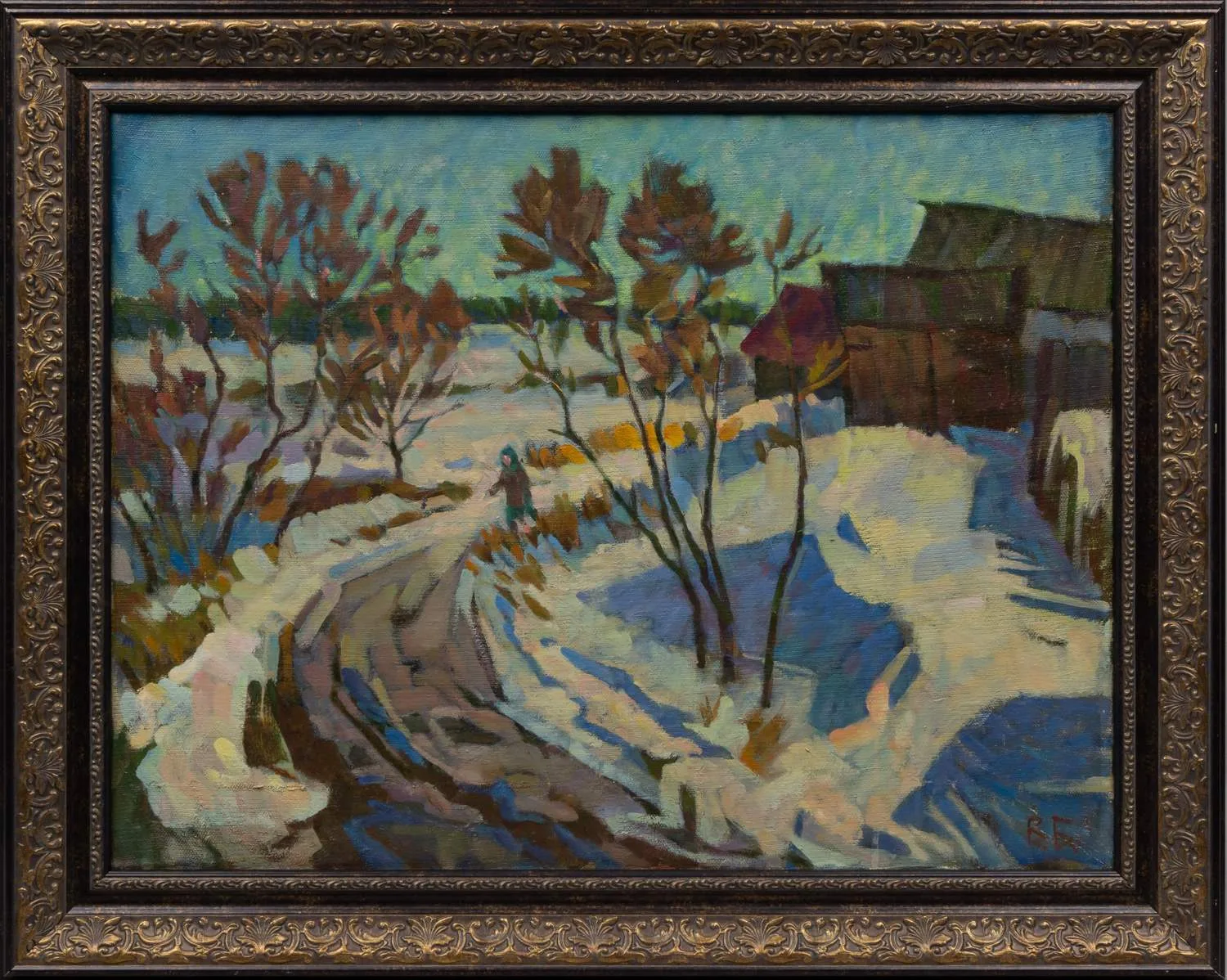 Большаков Виктор Александрович. Голубые тени. 1999. — фото 1
