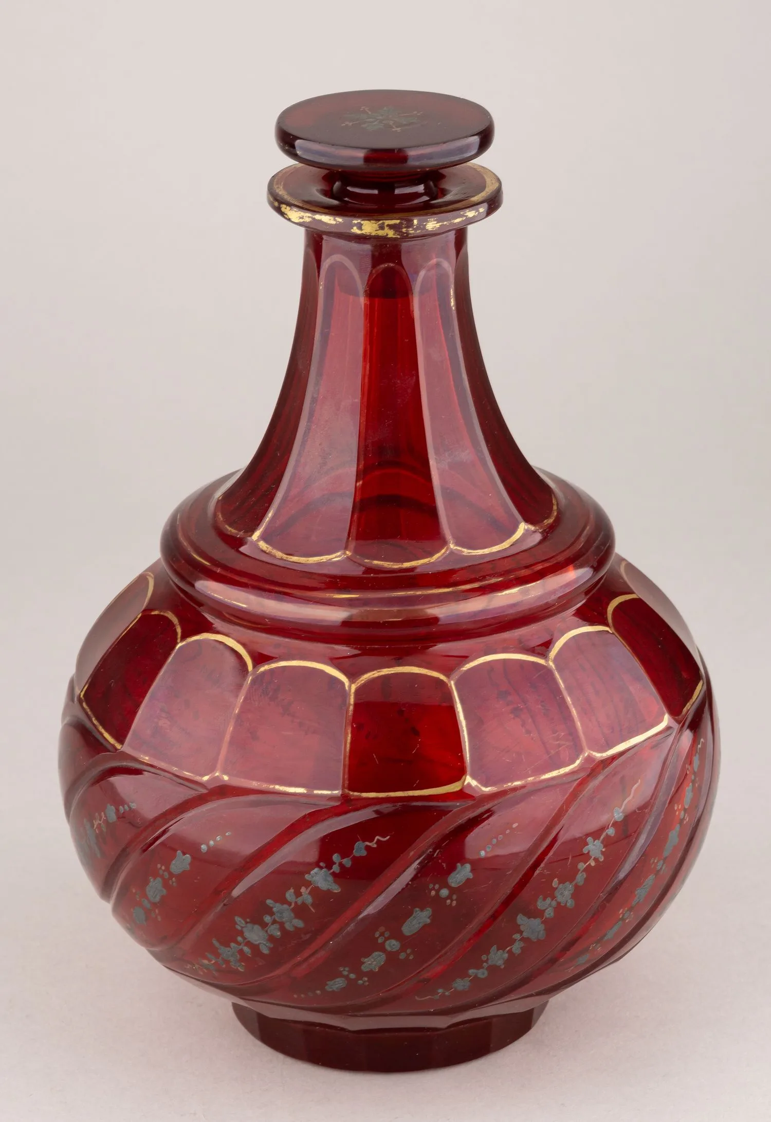 Графин «рубинового стекла». Россия, 1830-е – 1840-е гг. — фото 2
