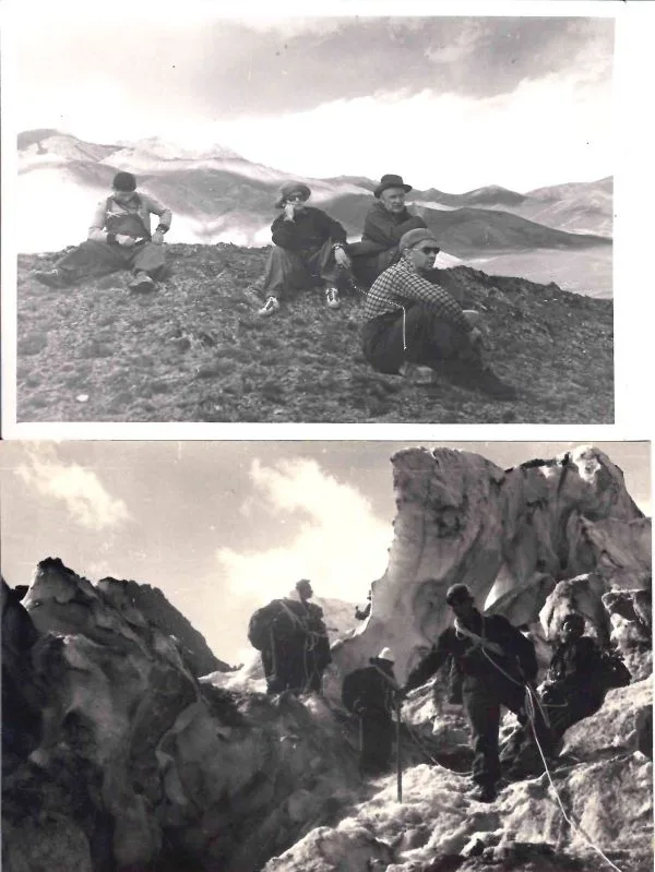 13 фотографий ""Экспедиции в горы"". СССР, 1950-е - 1960-е годы. — фото 2