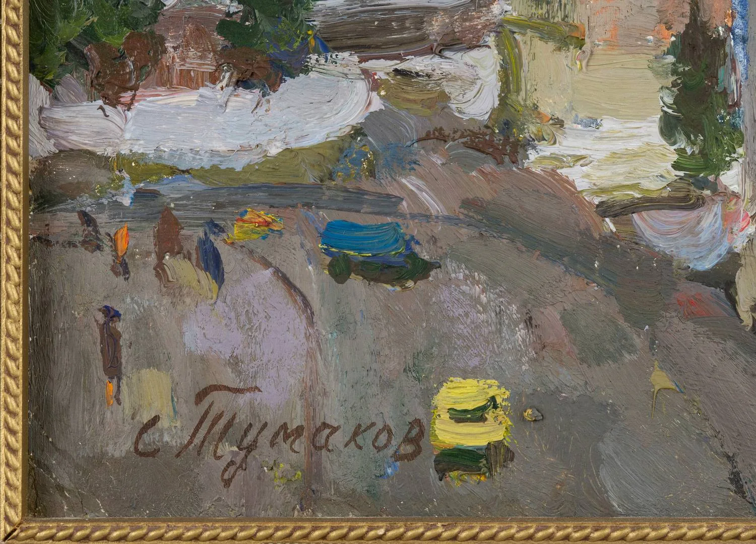 Тумаков Сергей Павлович. Старая Москва (Вид на Красную Площадь из гостиницы «Россия».) 1991. — фото 2