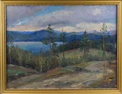 Татьяна Горчакова. "Озеро Тургояк". 1962 г.
