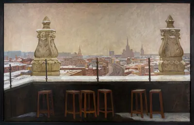 Шарганова Елена. Над Москвой. 2019.