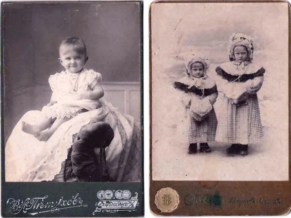 6 кабинетных фотографий. Россия, нач. XX века. — фото 1