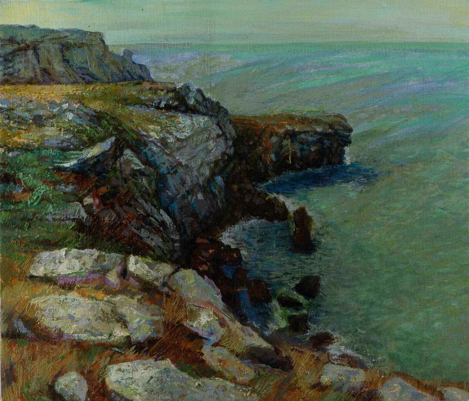 Елена Музыка. Запад Крыма, Рыжая скала. 2025. — фото 1