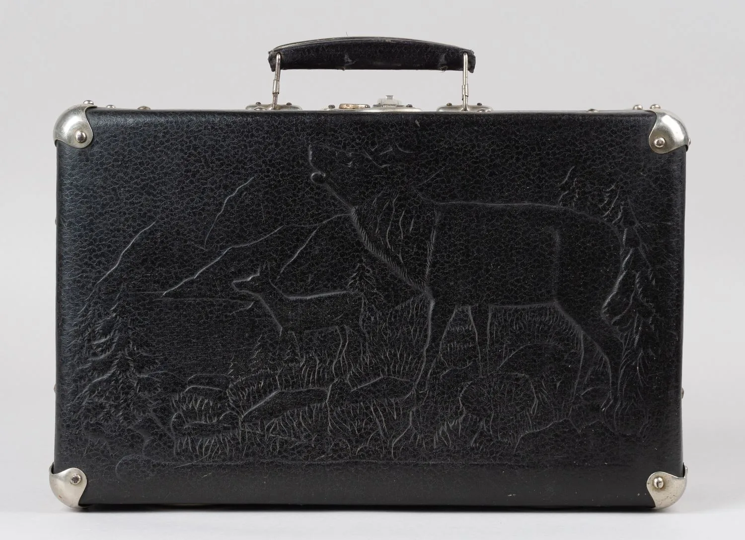 Чемодан с изображением оленей. СССР, 1950–1960 годы. — фото 1