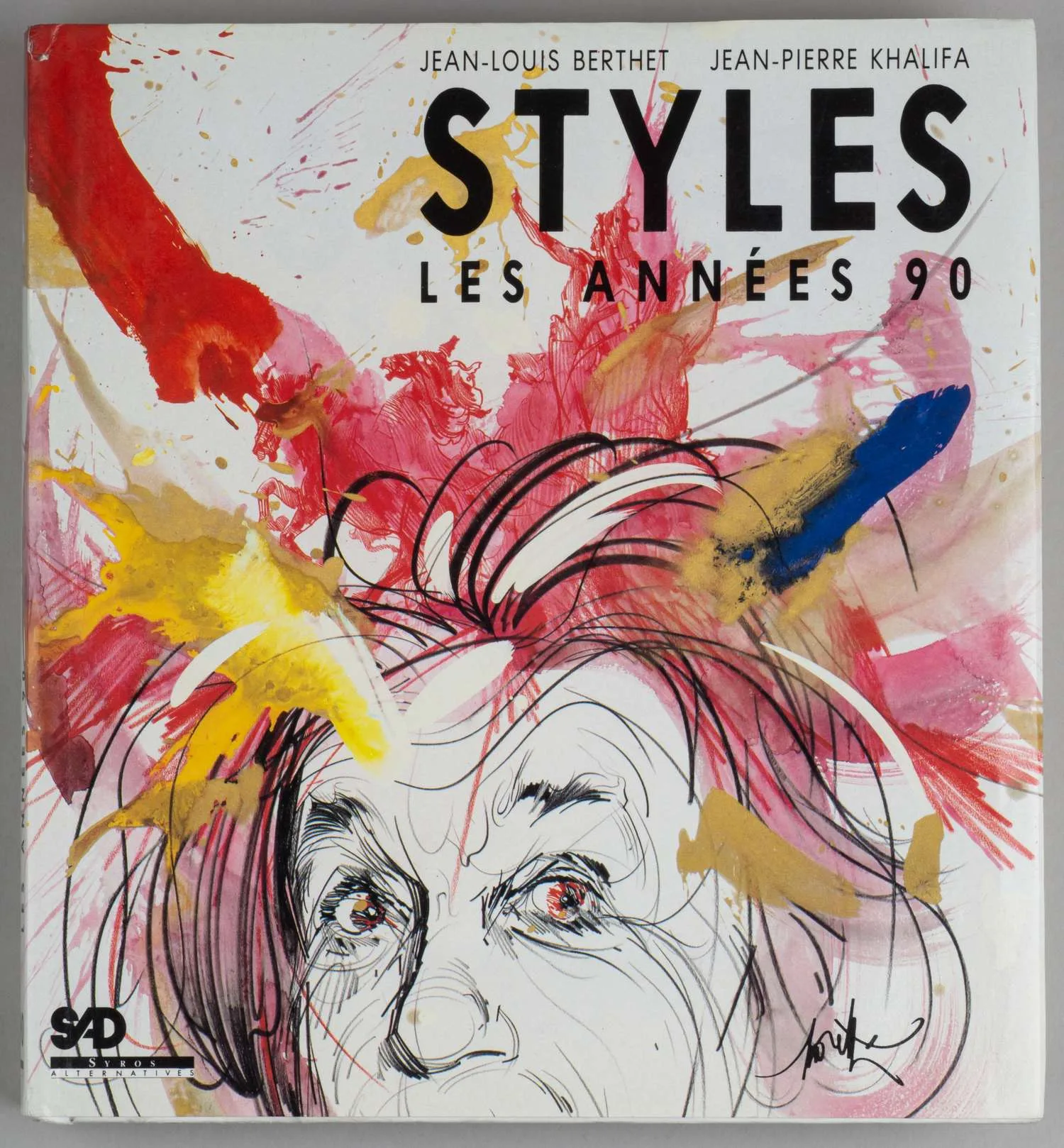 Стили 90-х (Berthet Jean-Louis, Khalifa Jean-Pierre. Styles Les Annees 90) (Париж, 1990). С дарственной надписью авторов. — фото 1