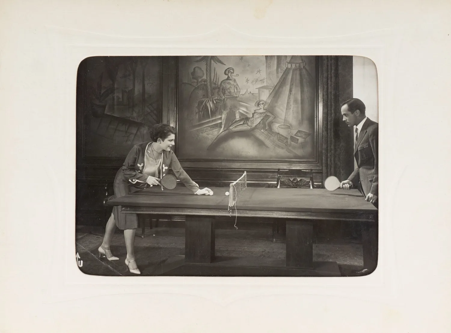 Фотография «Настольный теннис». Зап. Европа, 1930-е годы. — фото 1