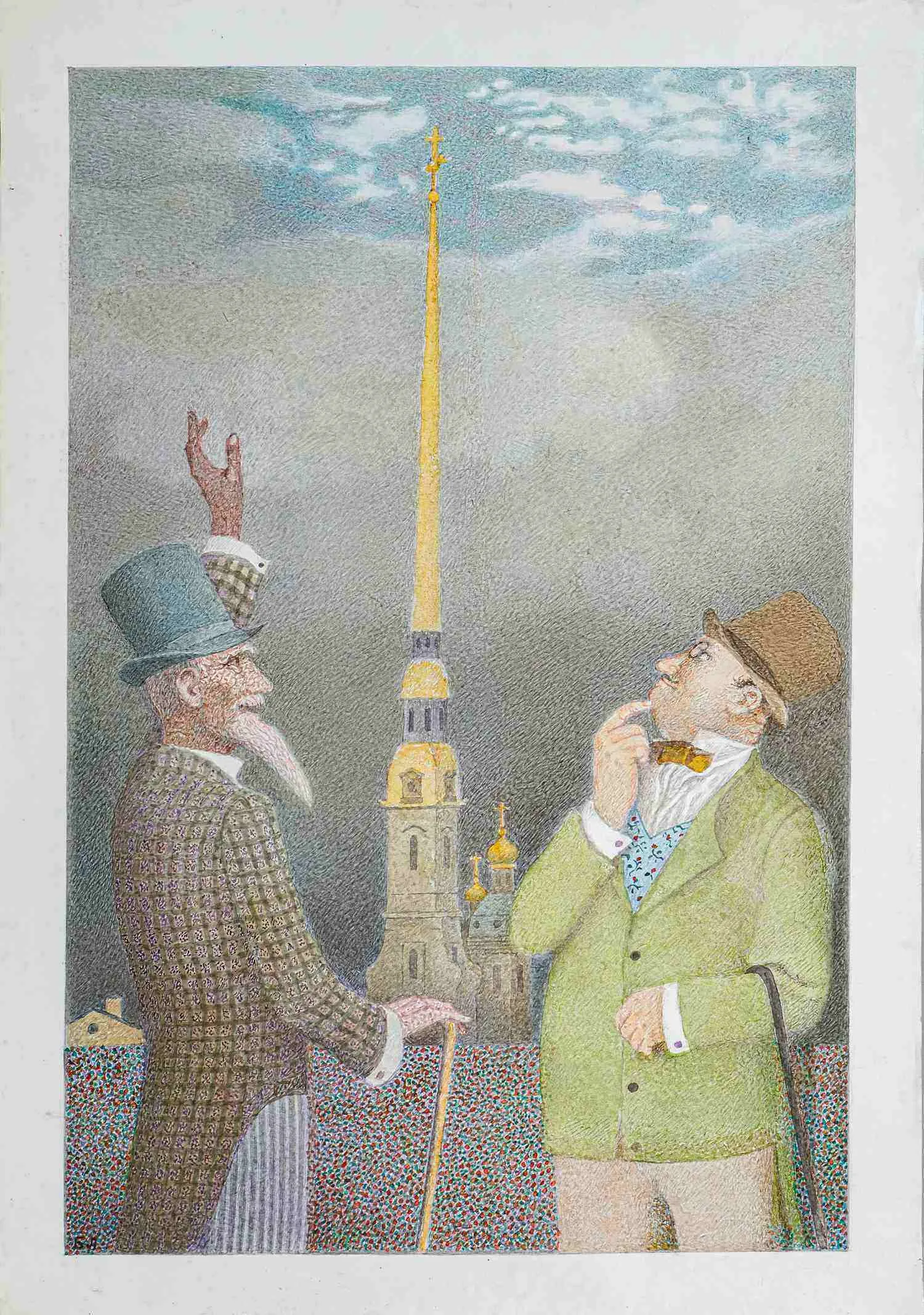 Лапшин Борис Алексеевич. Петропавловский собор в Петербурге. 1990-е годы. — фото 1