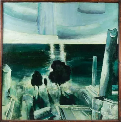 Умарбеков Джавлон Юсупович. Шершелл. Вечер (из серии «По Алжиру»). 1988.