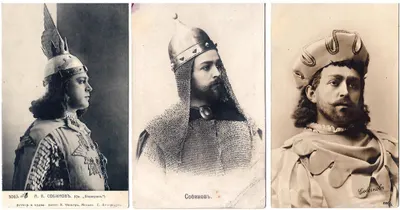 12 открыток «Л.В. Собинов», «Ф.И. Шаляпин». Начало XX века.
