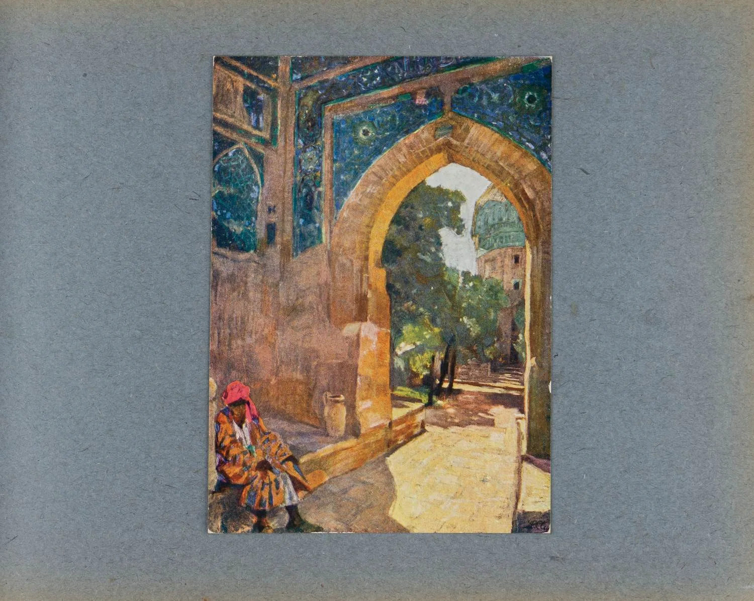 Исупов А.В. 20 открыток «Туркестан», наклеенных в альбом. СССР, 1920-е годы. — фото 5
