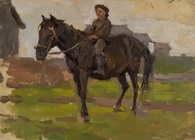 Назаров Константин Борисович. Пастушок. Серия «Русский север». 1956.
