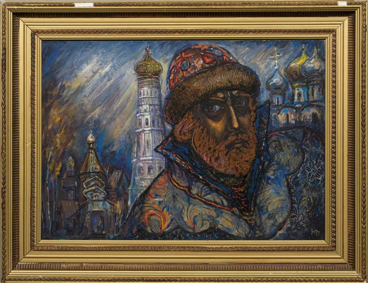 Гусев Юрий Александрович. Сомнения. Из цикла ""Русь"". 1986. — фото 1